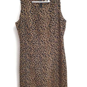 Vintage 80's Patrica Jones leopard print dress